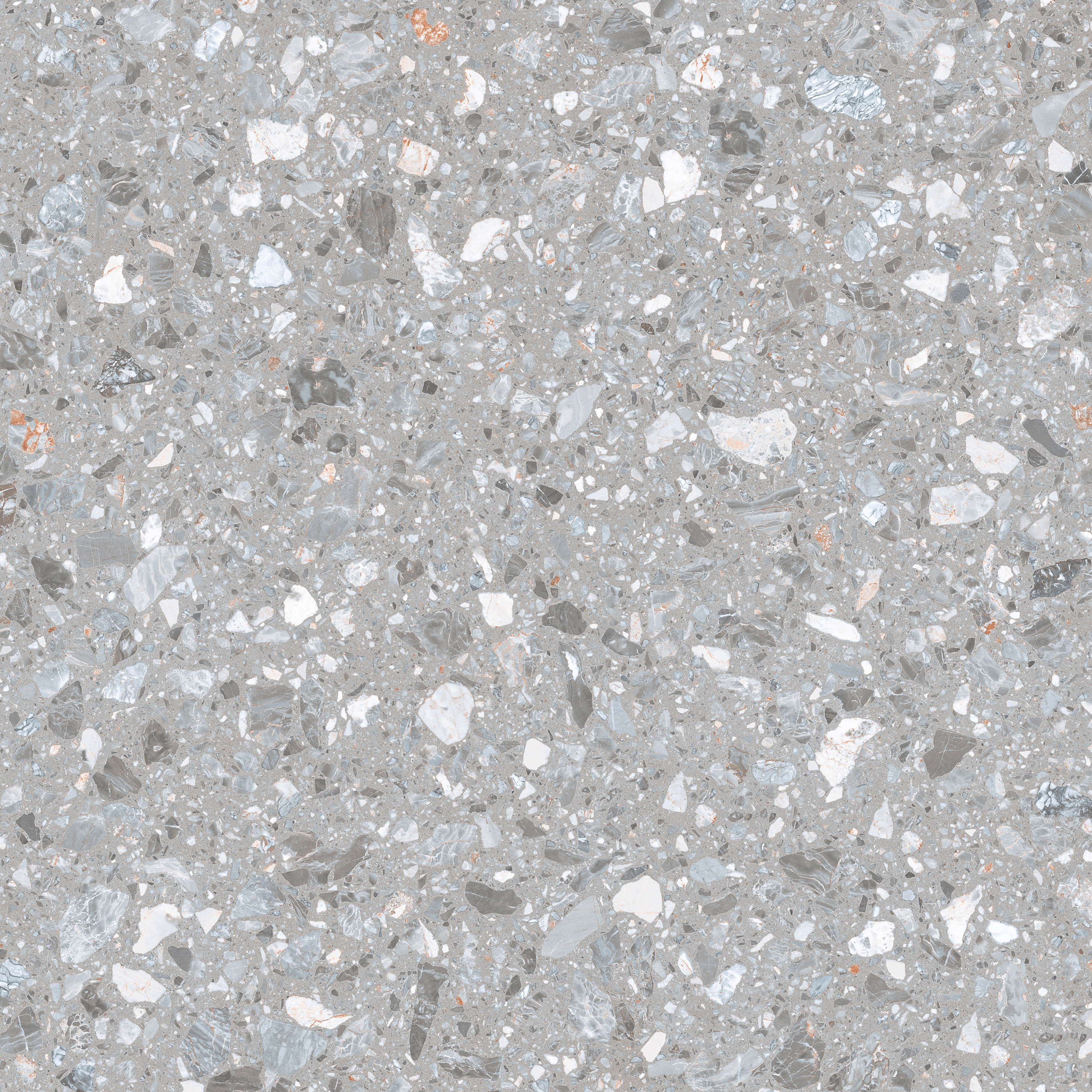 Grey Terrazzo Mediteraneene Rustic Pentru Baie