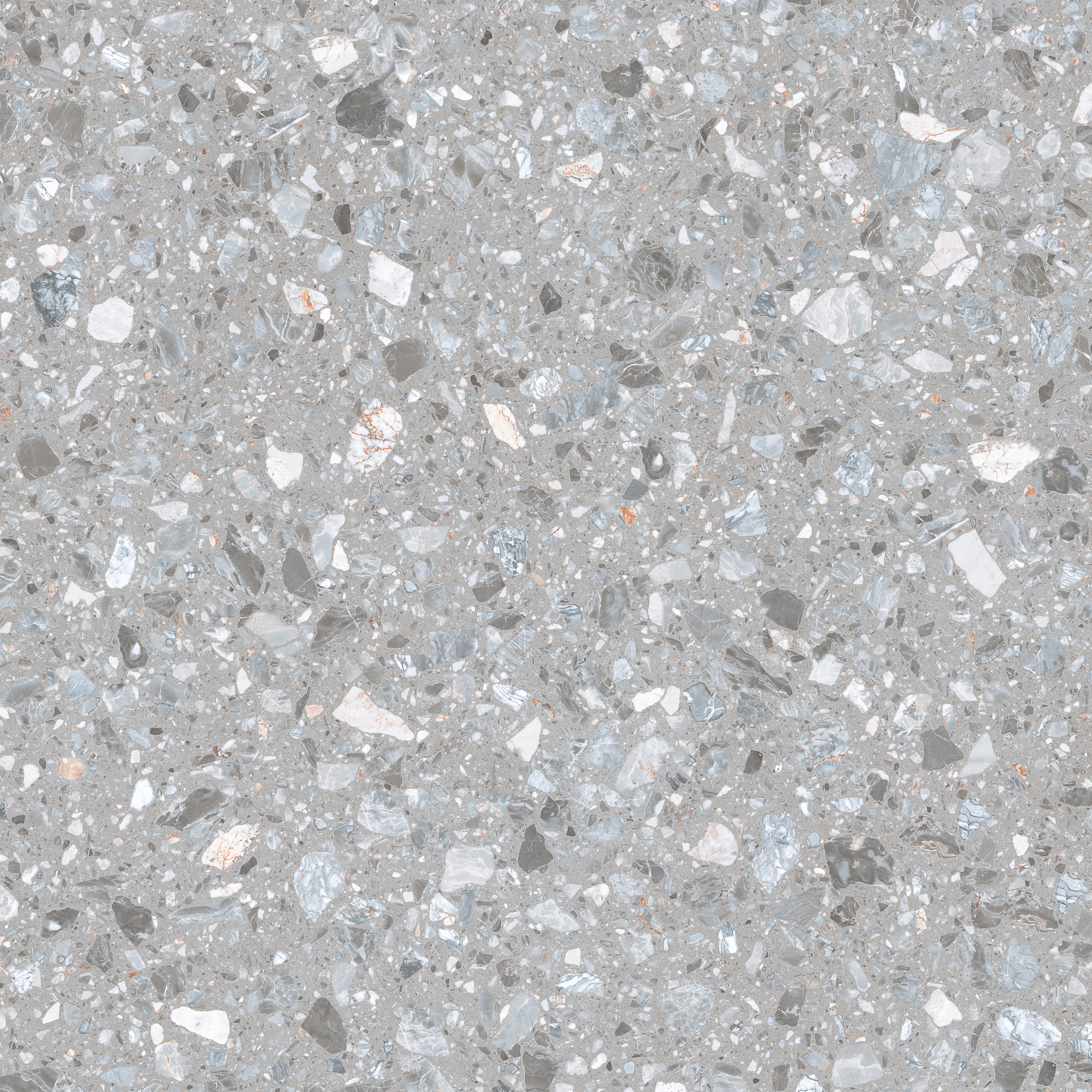 Grey Terrazzo Mediteraneene Rustic Pentru Baie